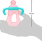 Mordedor para Bebê Massageador de Gengiva com Água Buba (Mamadeira Rosa)