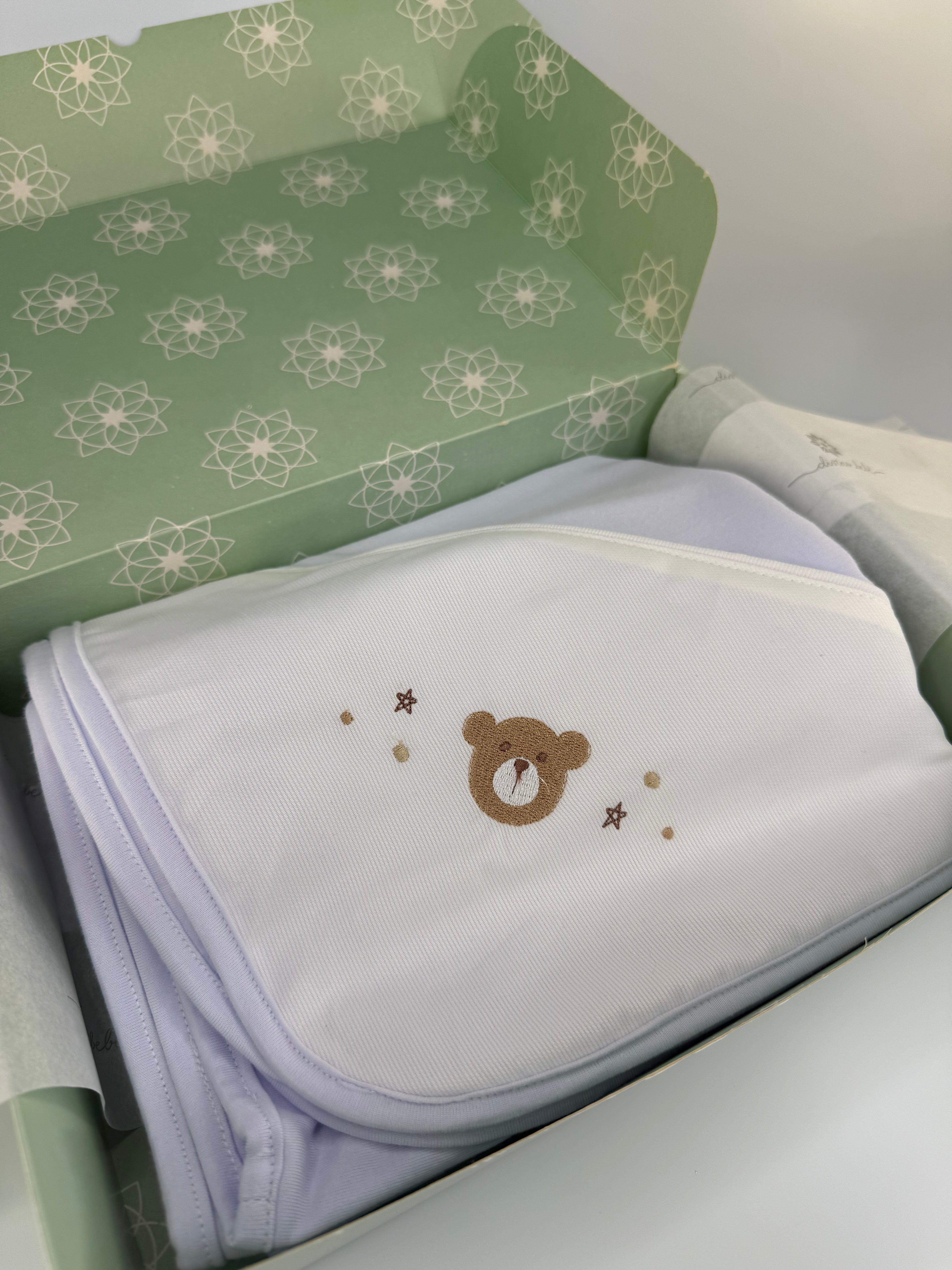 Manta Dupla Cueiro - Urso Marrom