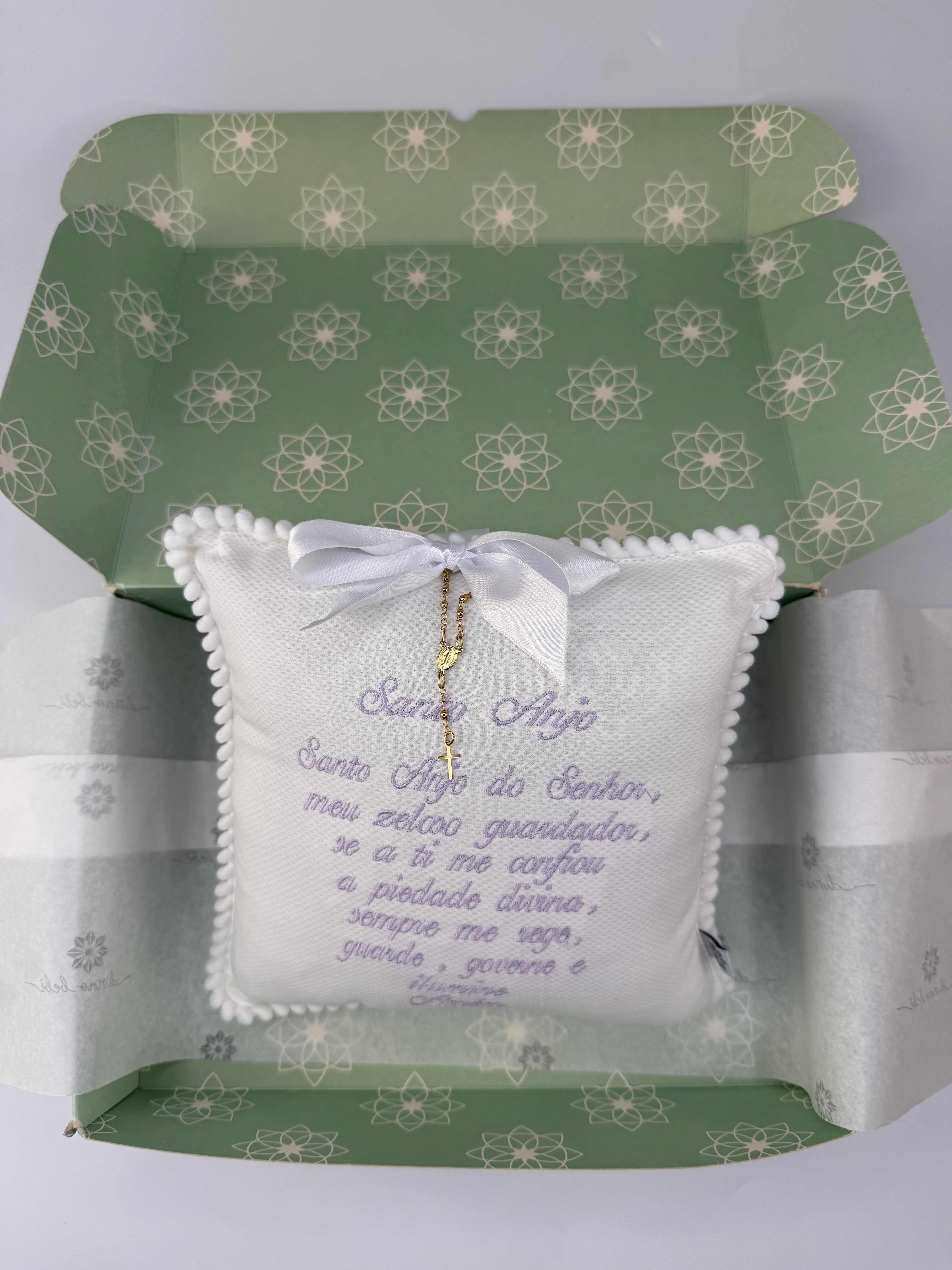 Almofada Santo Anjo - Rosa