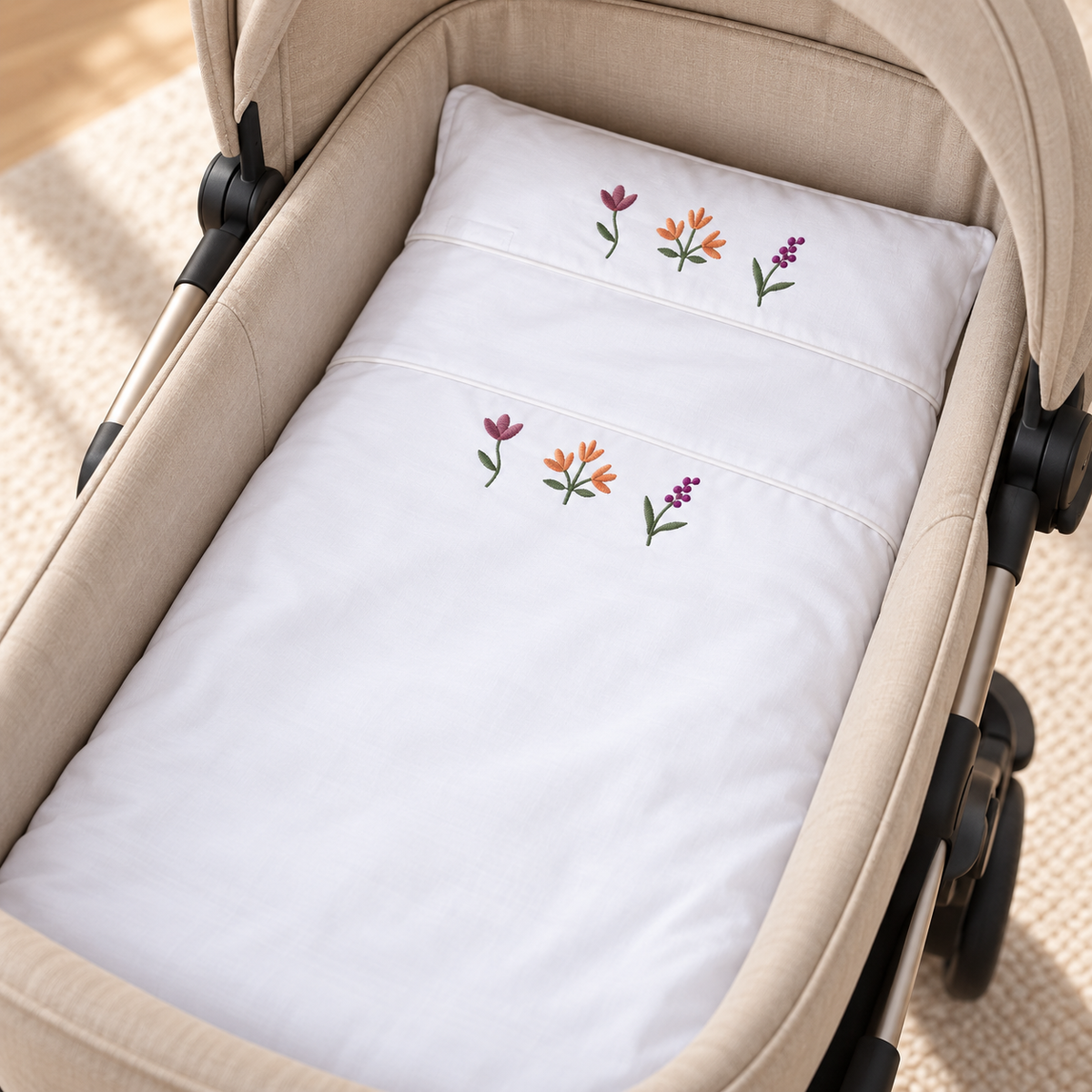 Conjunto de Carrinho — Flor
