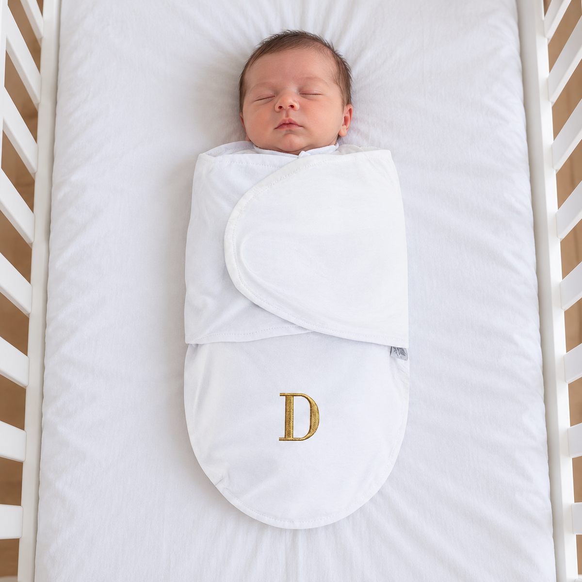 Swaddle Soft Personalizado — Inicial Bodoni
