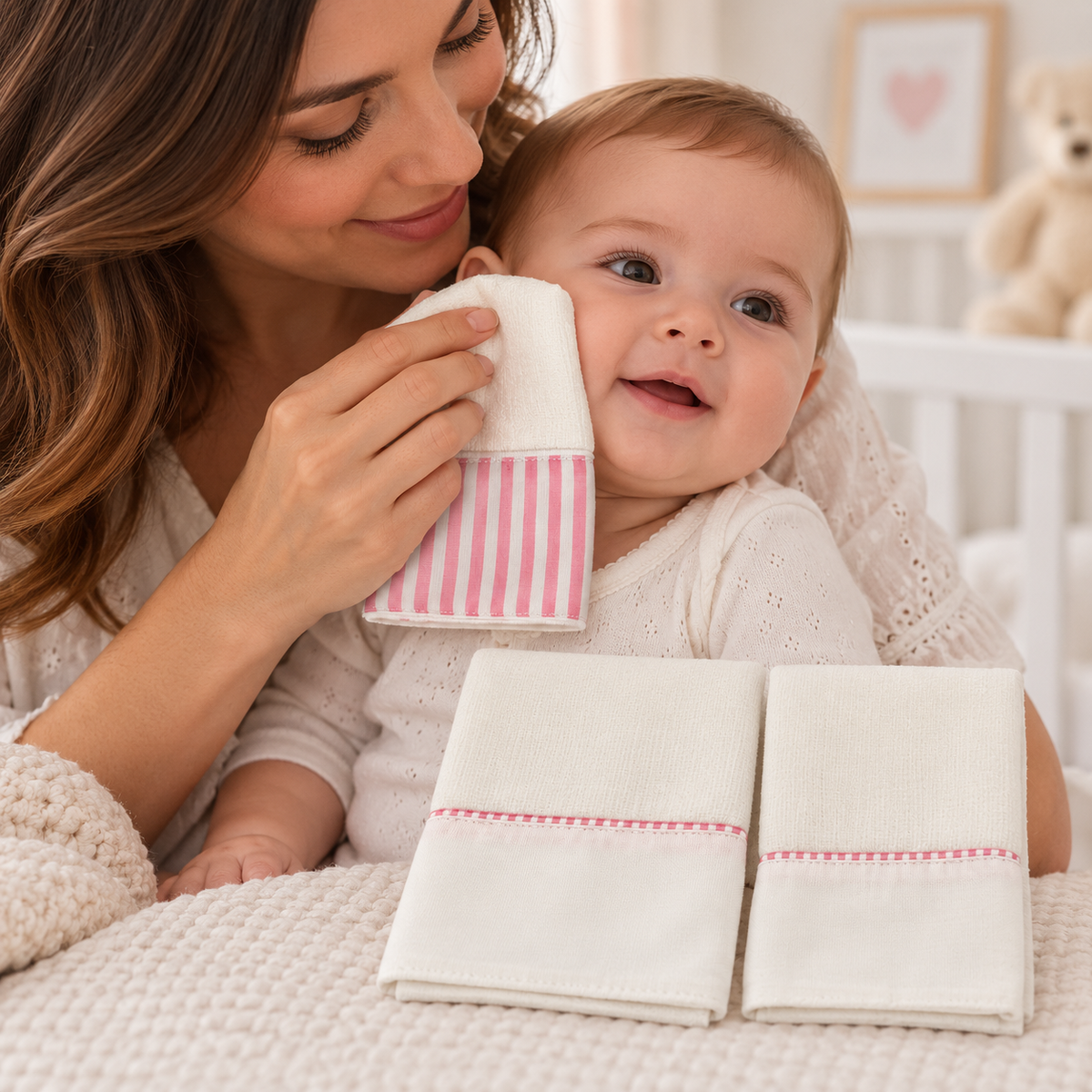 Kit Ombro + Boca - Rosa · Ombro Lisa, Bocas Lisa e Listrada