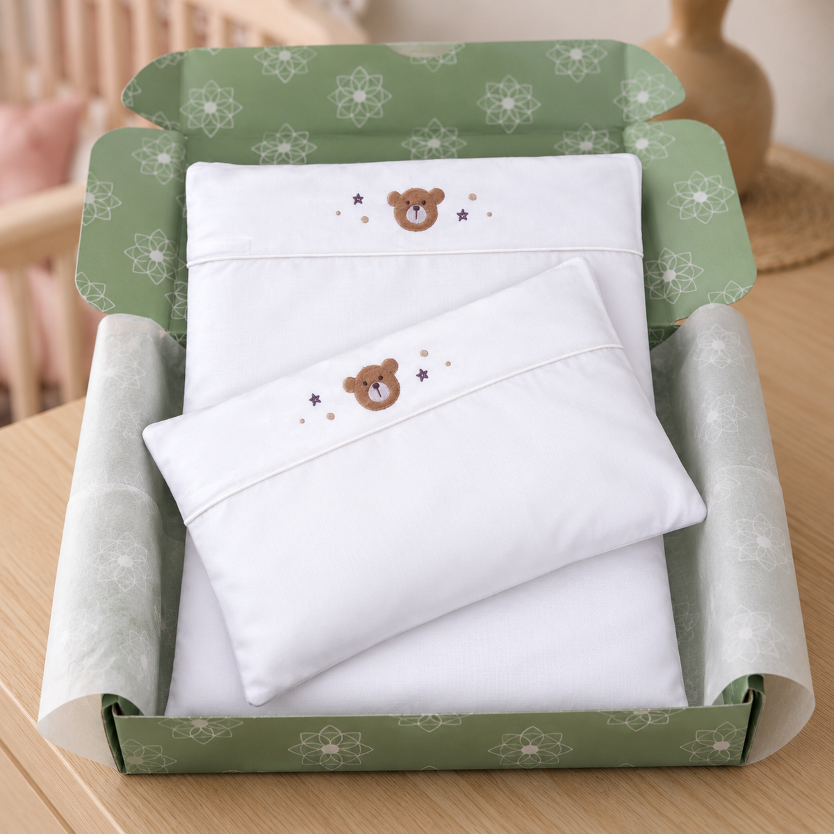 Conjunto de Carrinho — Urso Marrom