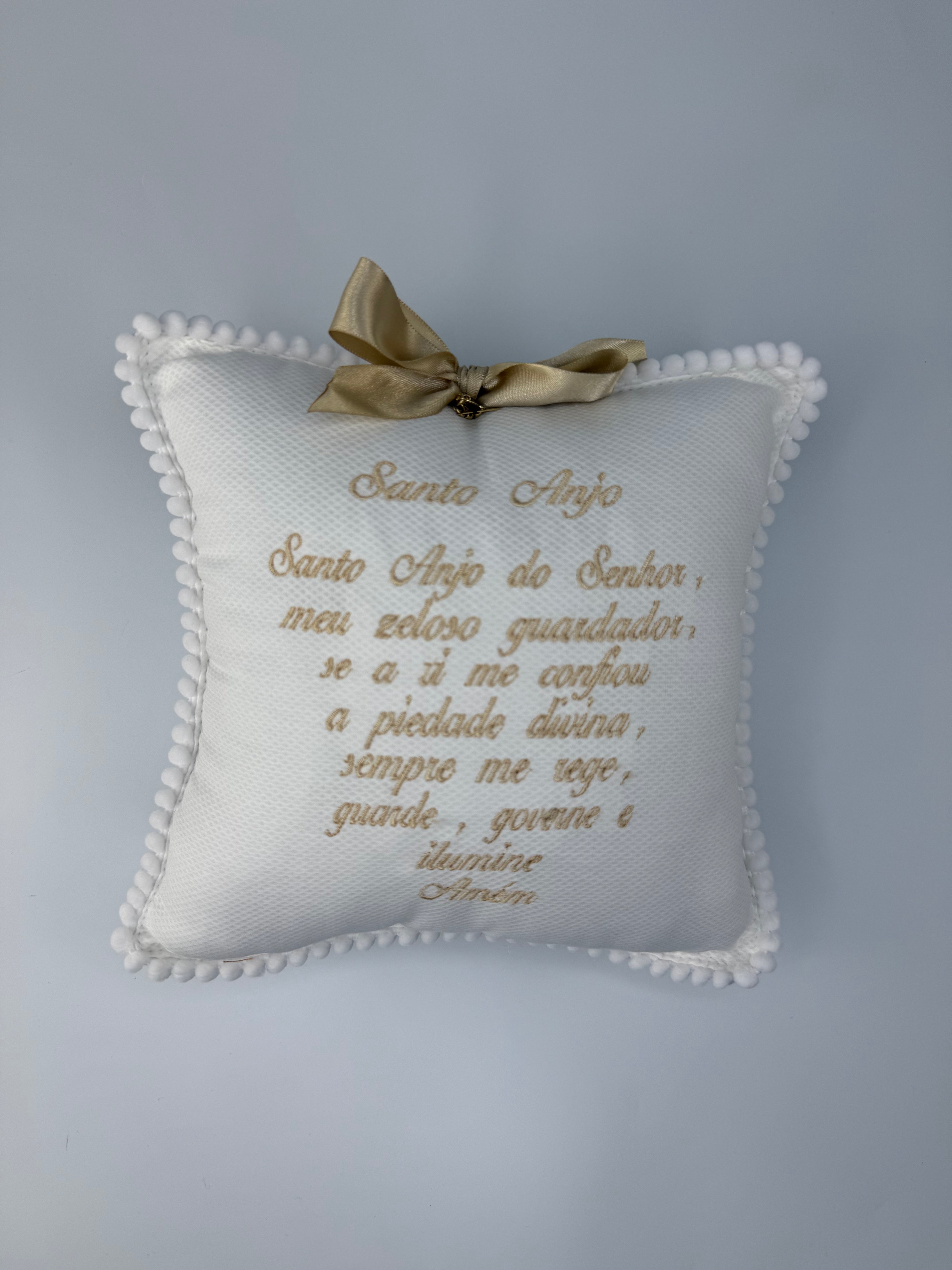 Almofada Santo Anjo - Dourada