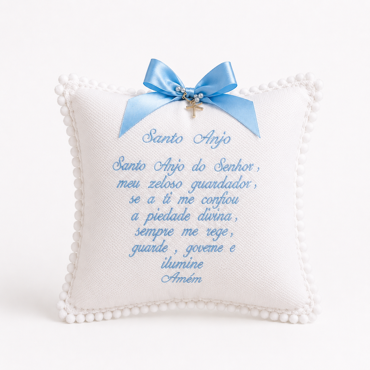 Almofada Santo Anjo - Azul