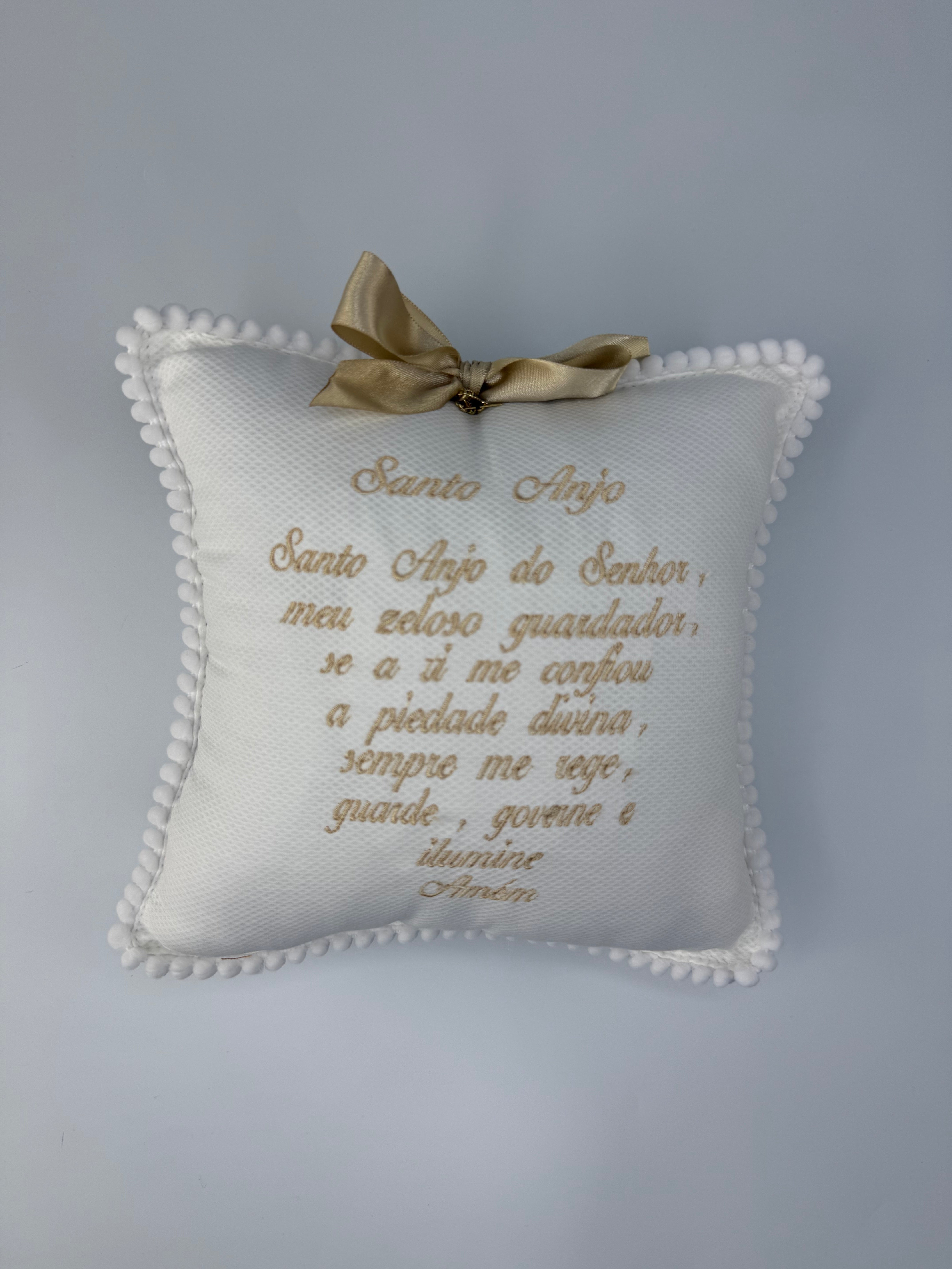 Almofada Santo Anjo - Dourada