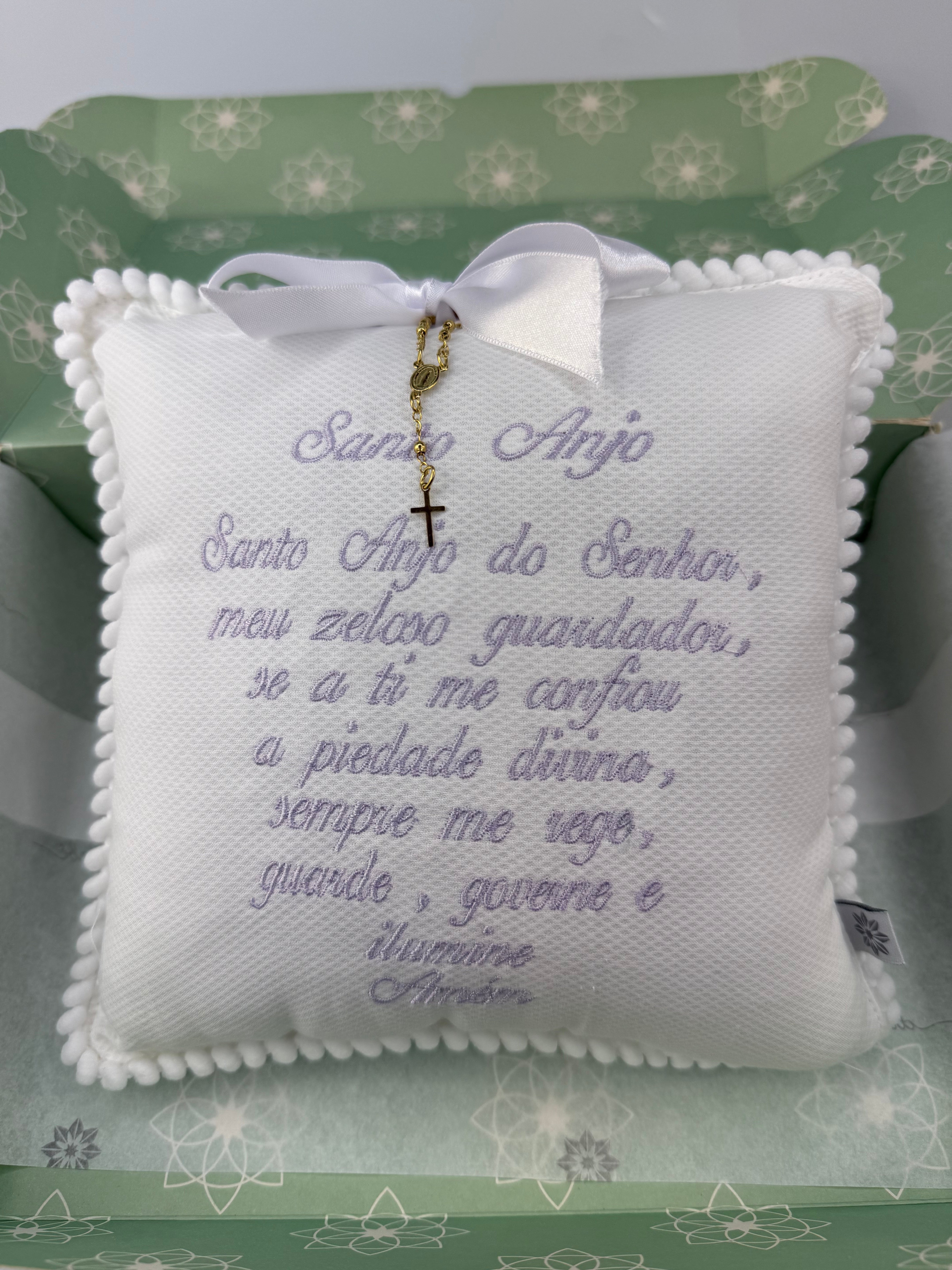 Almofada Santo Anjo - Rosa