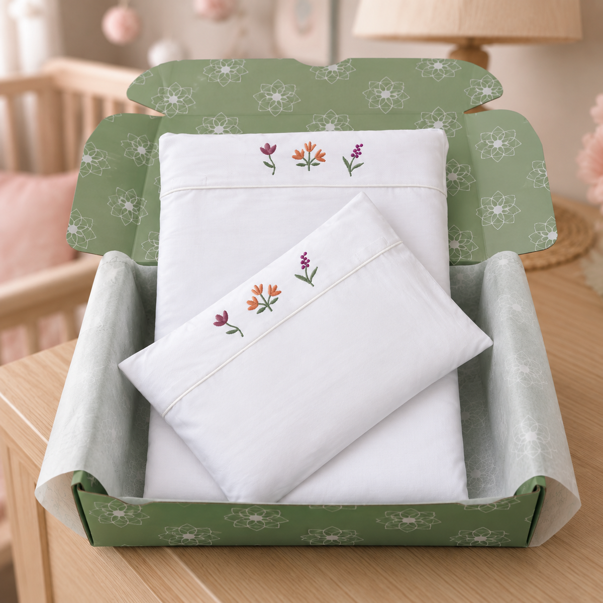 Conjunto de Carrinho — Flor