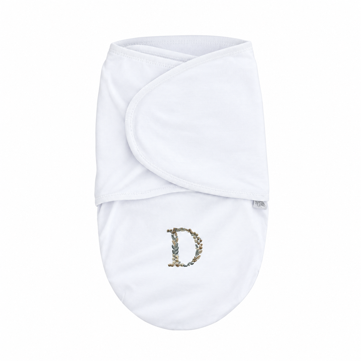Swaddle Soft Personalizado — Folhas Verde e Dourado