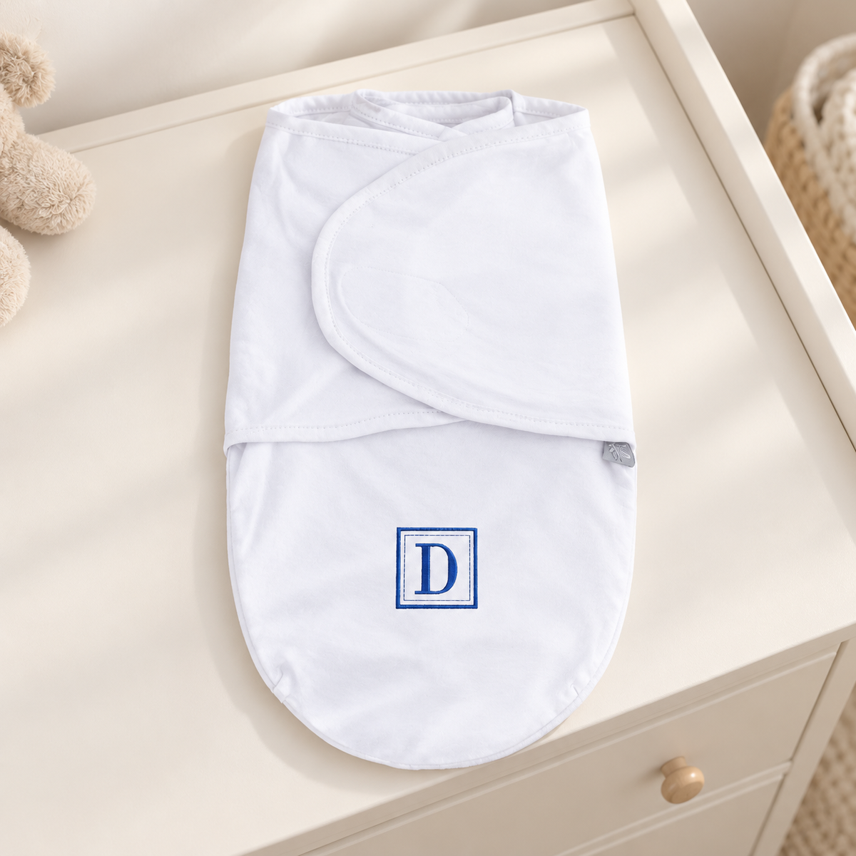 Swaddle Soft Personalizado — Brasão Quadriculado