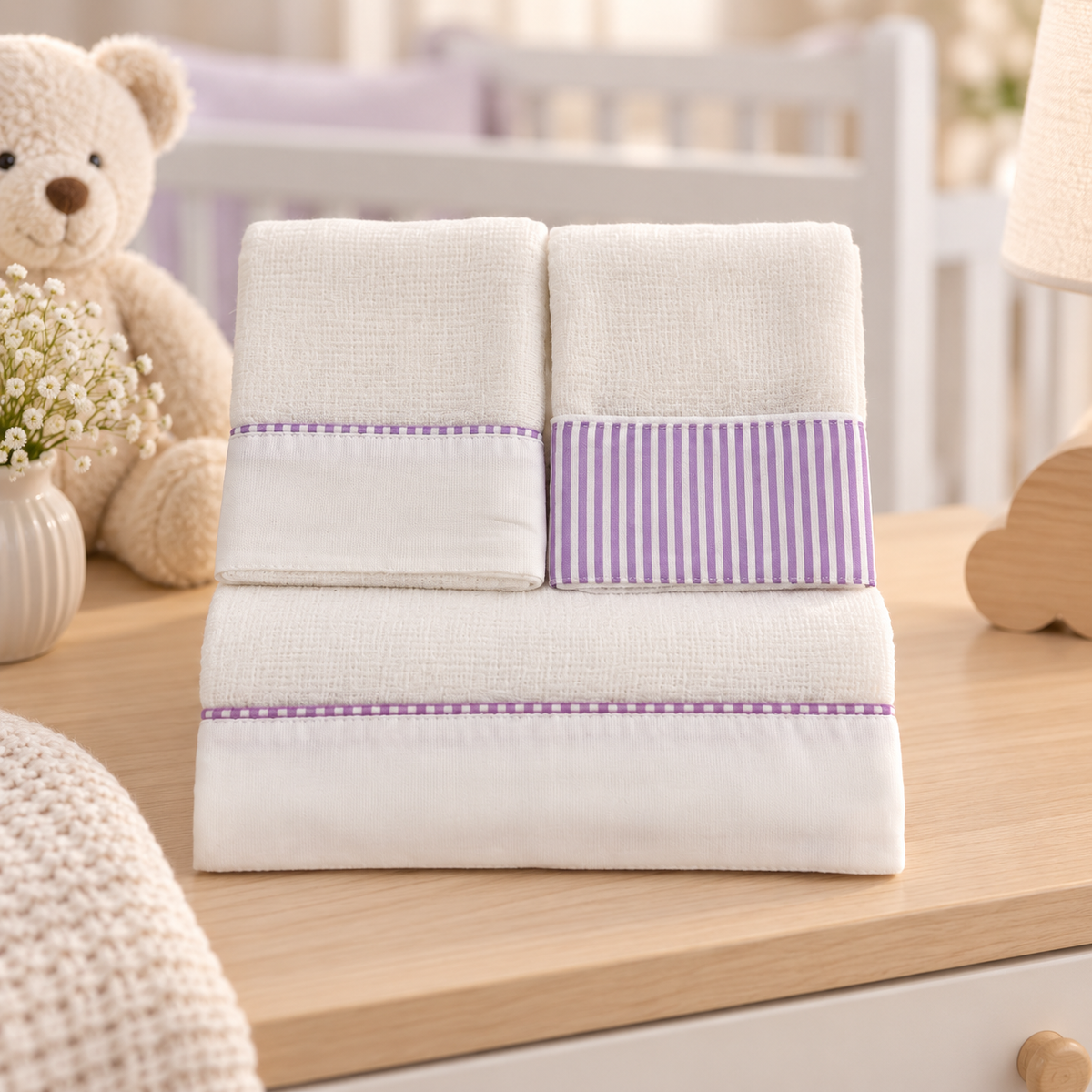 Kit Ombro + Boca - Roxo · Ombro Lisa, Bocas Lisa e Listrada