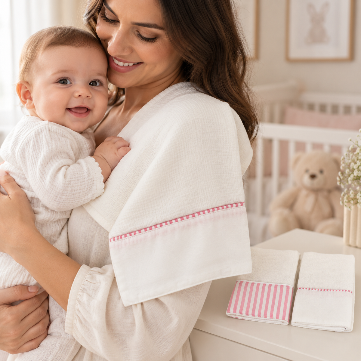 Kit Ombro + Boca - Rosa · Ombro Lisa, Bocas Lisa e Listrada