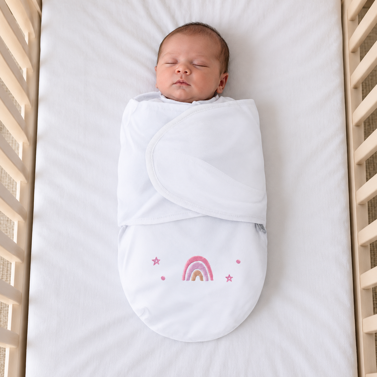 Swaddle Soft — Arco-Íris Rosa