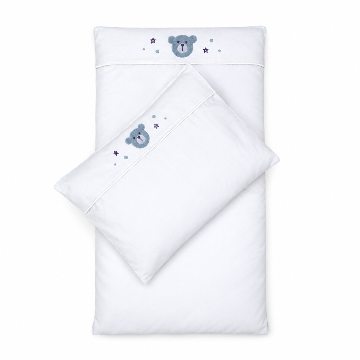 Conjunto de Carrinho — Urso Azul