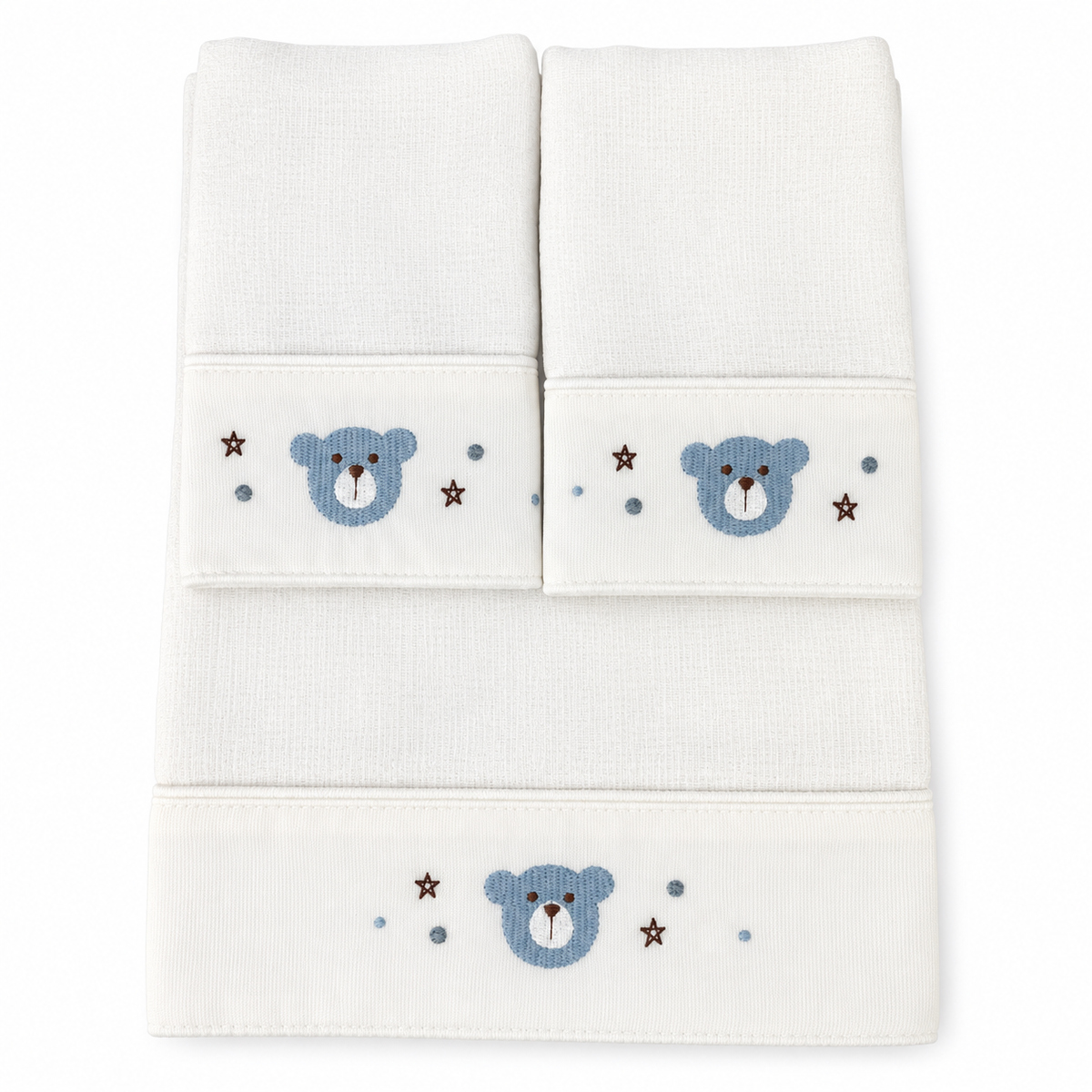 Kit Ombro + Boca - Urso Azul