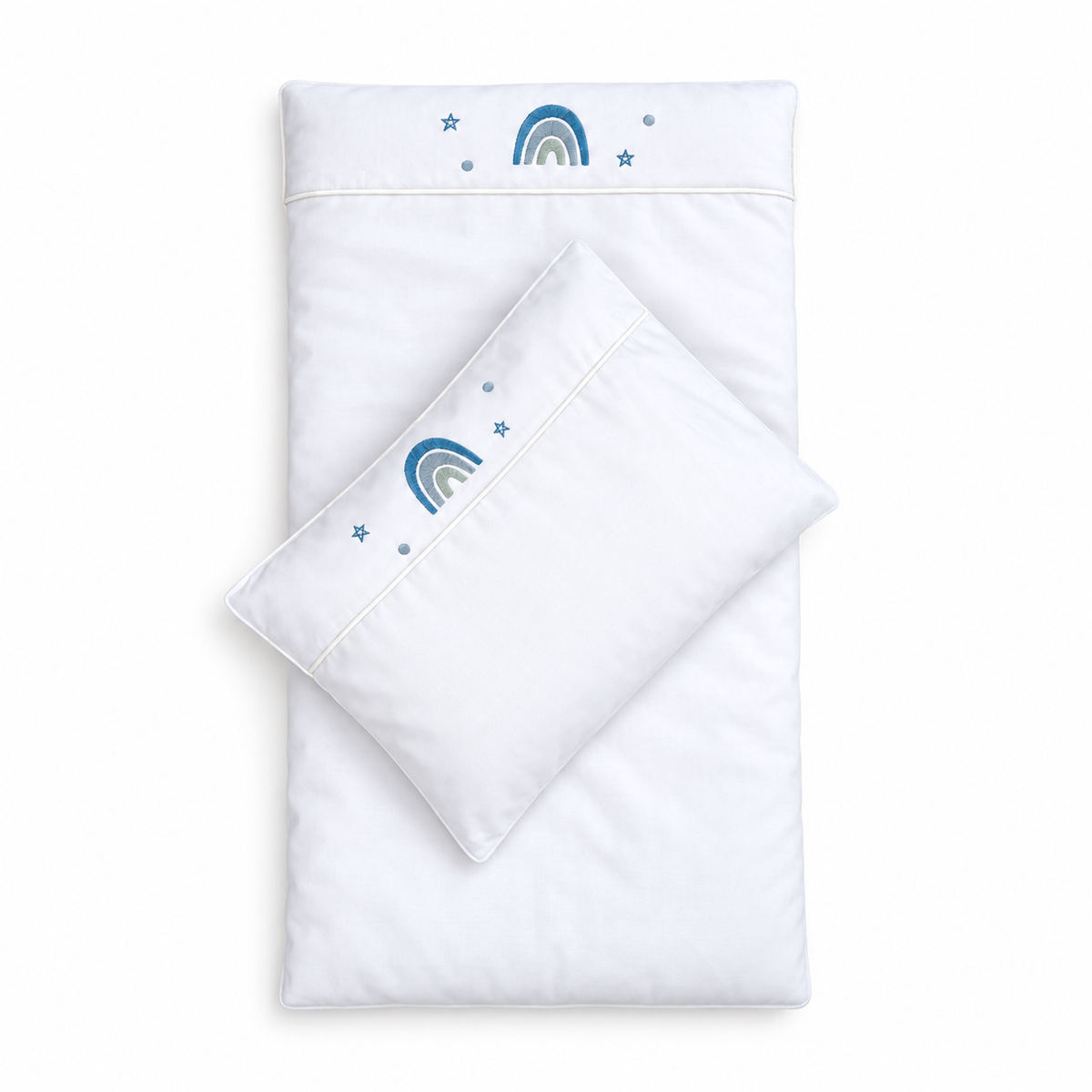 Conjunto de Carrinho — Arco-Íris Azul