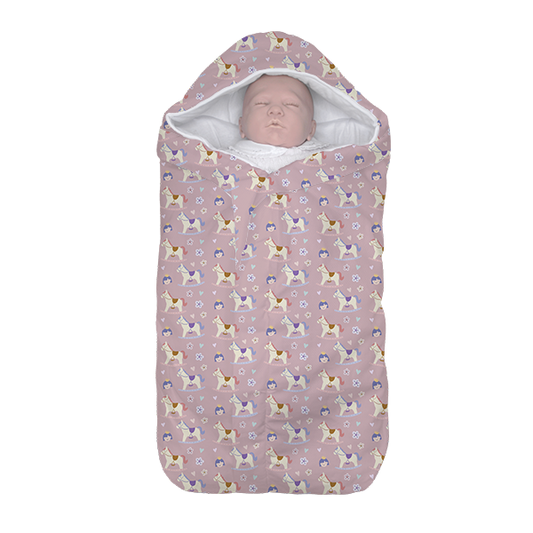 Saco de Dormir Soft - Meus Brinquedos Favoritos (Estampado) - Cavalo da Princesa